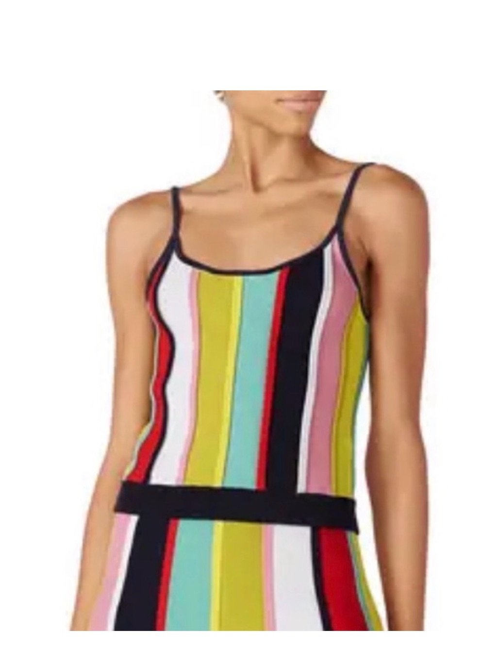 J.Crew Striped Thick Sweater Spaghetti Tank